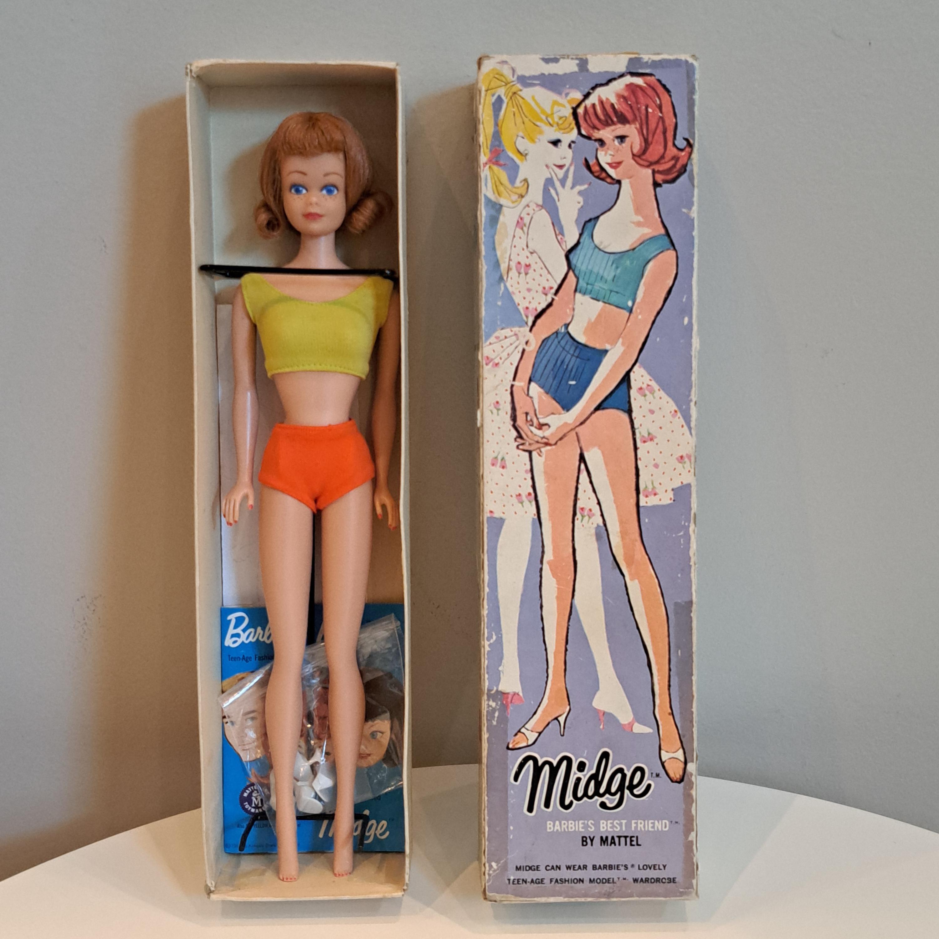 Poupée Mannequin Midge Mattel 1965 – Vintage Collection