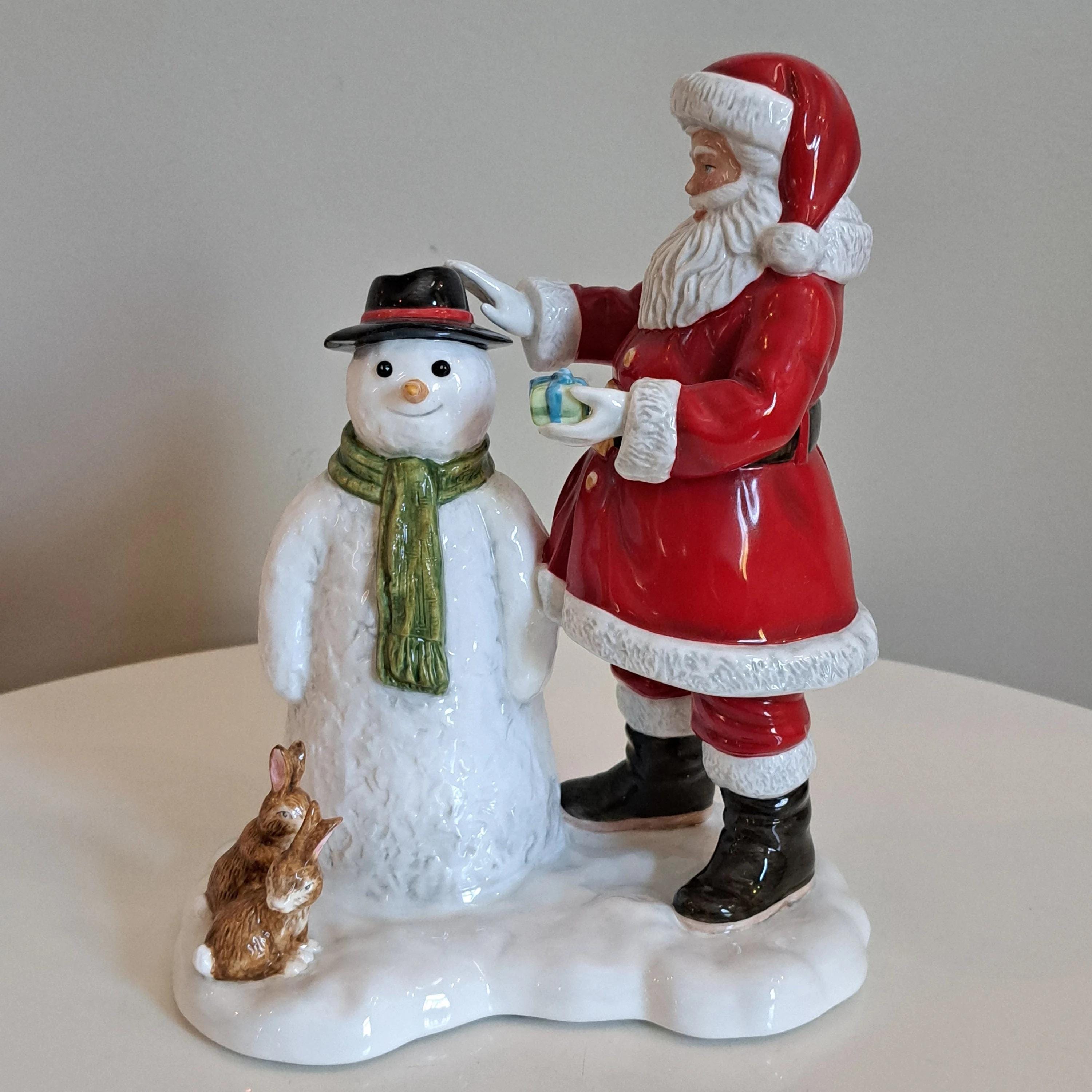 Royal Doulton Snowman Figurine - Etsy