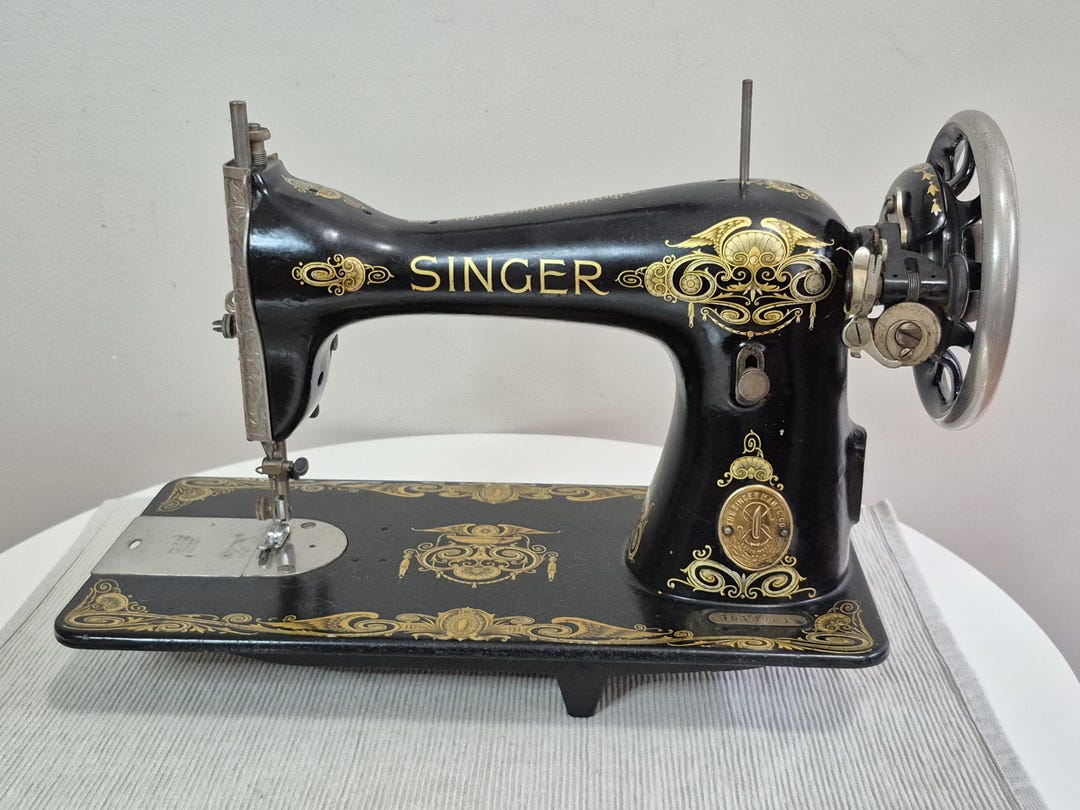 Old Threading Machine Vintage Rare 1917 Singer Model 115 Treadle Sewing Machine Head - Etsy