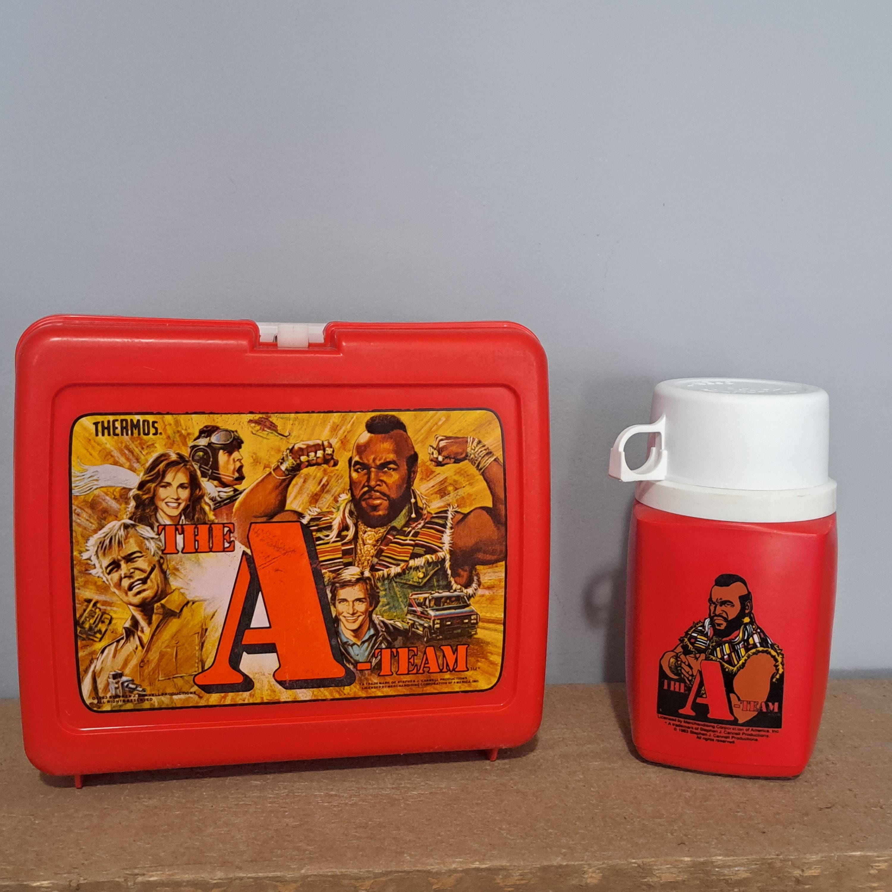 Vintage 1983 A-team Plastic Lunchbox and Thermos - Etsy