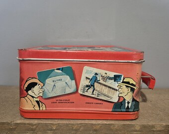 Vintage 1967 Dick Tracy Metal Lunchbox and Thermos - Etsy