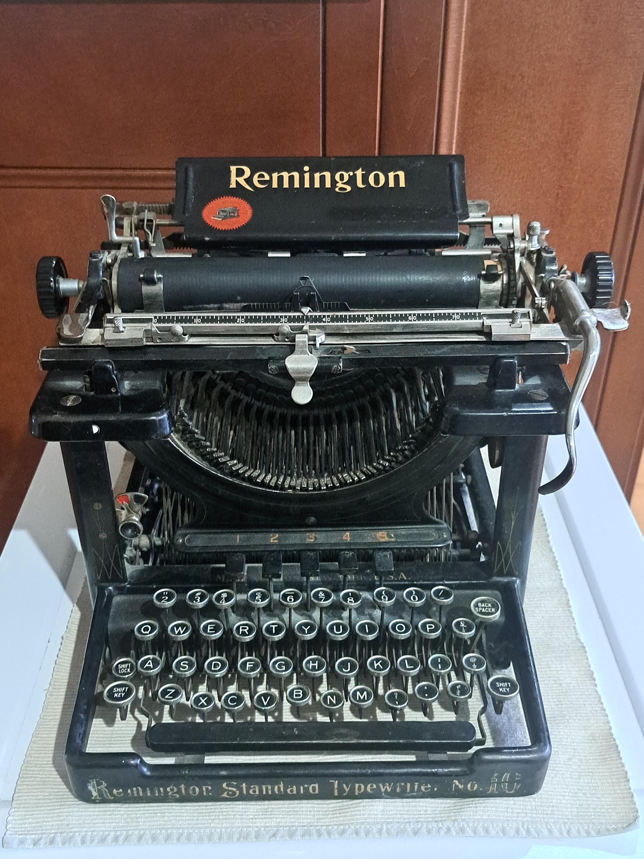 u*7様 激レアビンテージRemington Standard No.10タイプ Vintage Remington model 10 standard typewriter. For Part's
