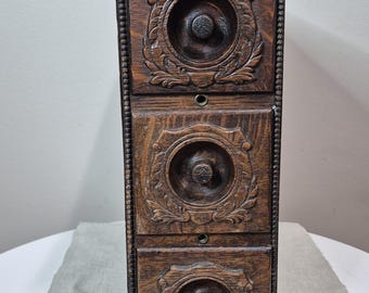 Vintage Singer Treadle Sewing Machine Wooden Drawer