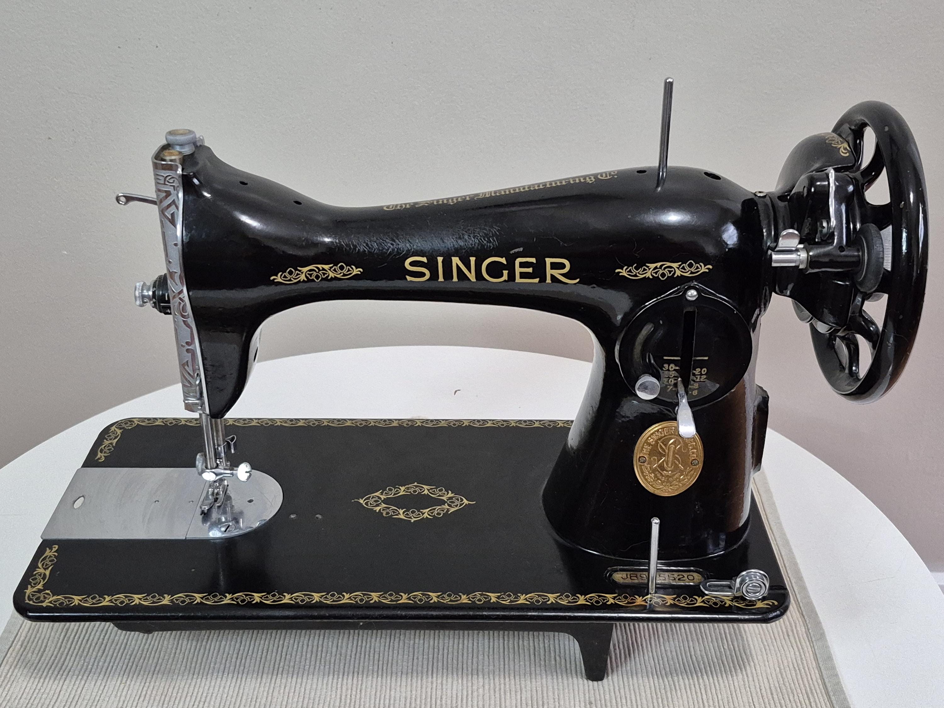 Vintage 1936 Singer 15-91 Sewing Machine Vintage Singe Full Size