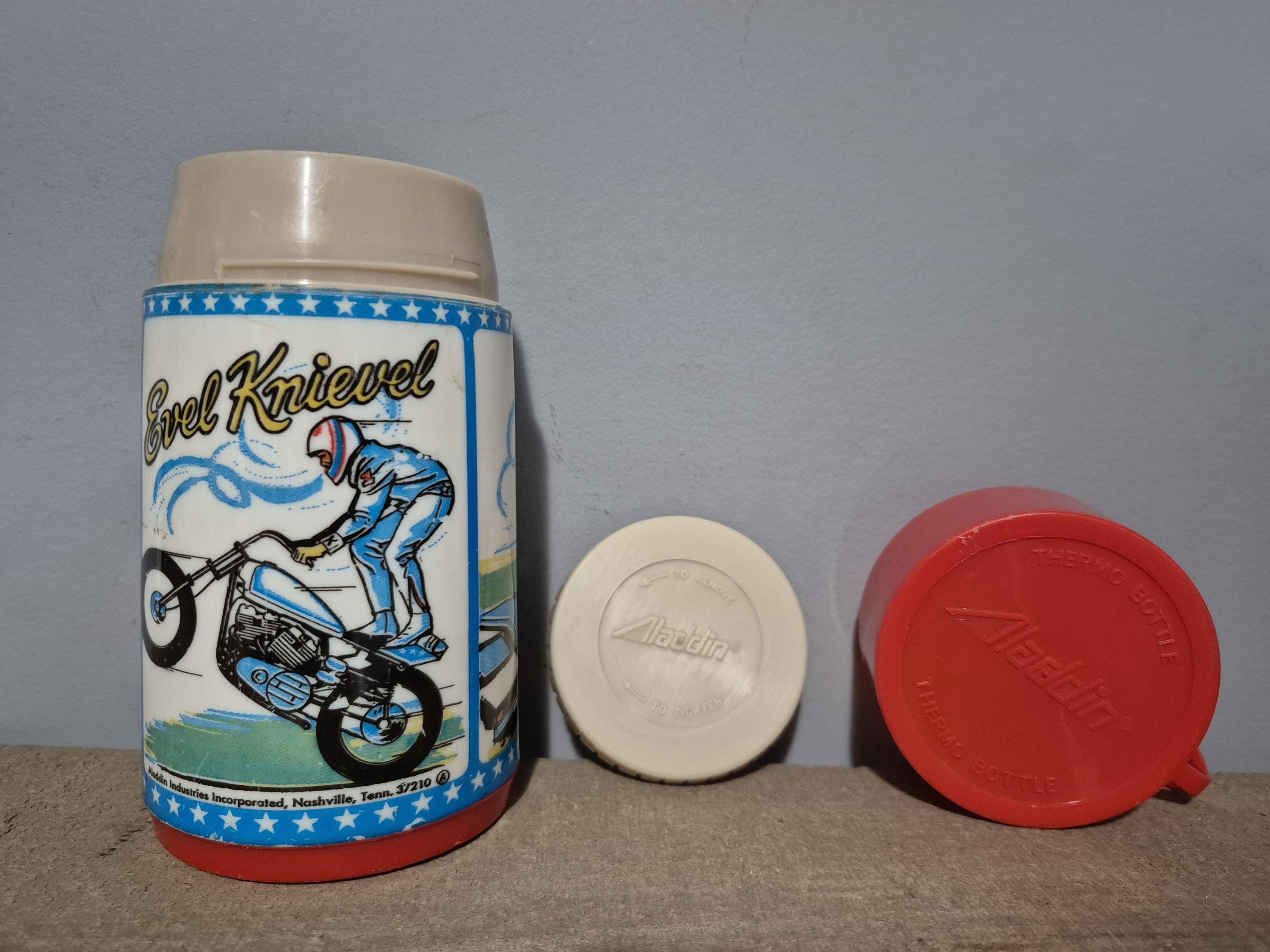Vintage Evel Knievel Metal Lunchbox and Thermos - Etsy