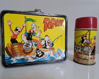 ポバイ POPEYE ブリキ ランチボックス 1964年製 ポバイ POPEYE ブリキ ランチボックス 1964年製 - メルカリ