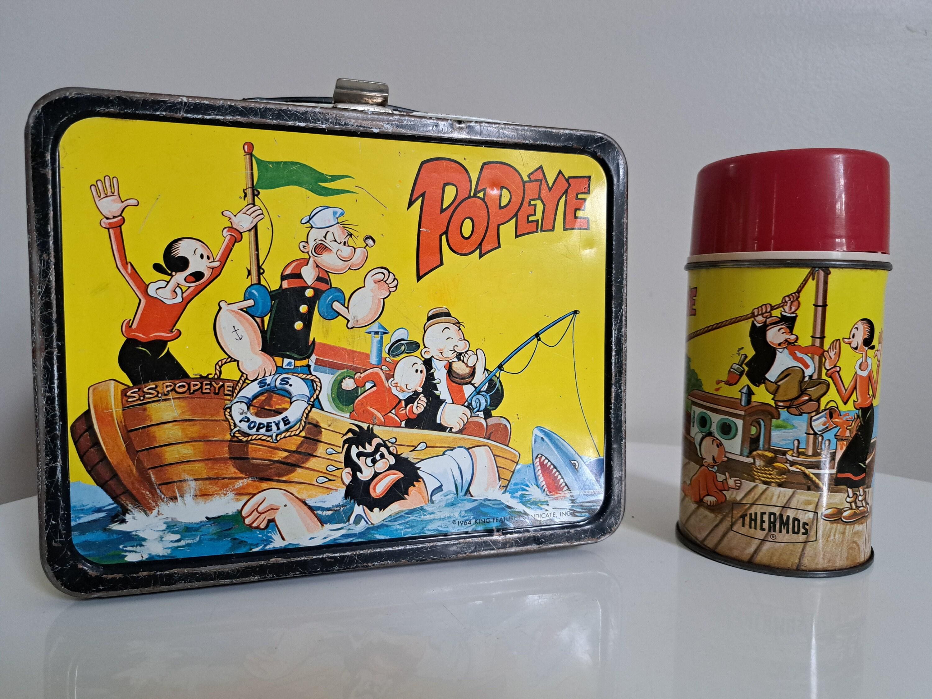 Vintage Popeye Lunchbox - Etsy