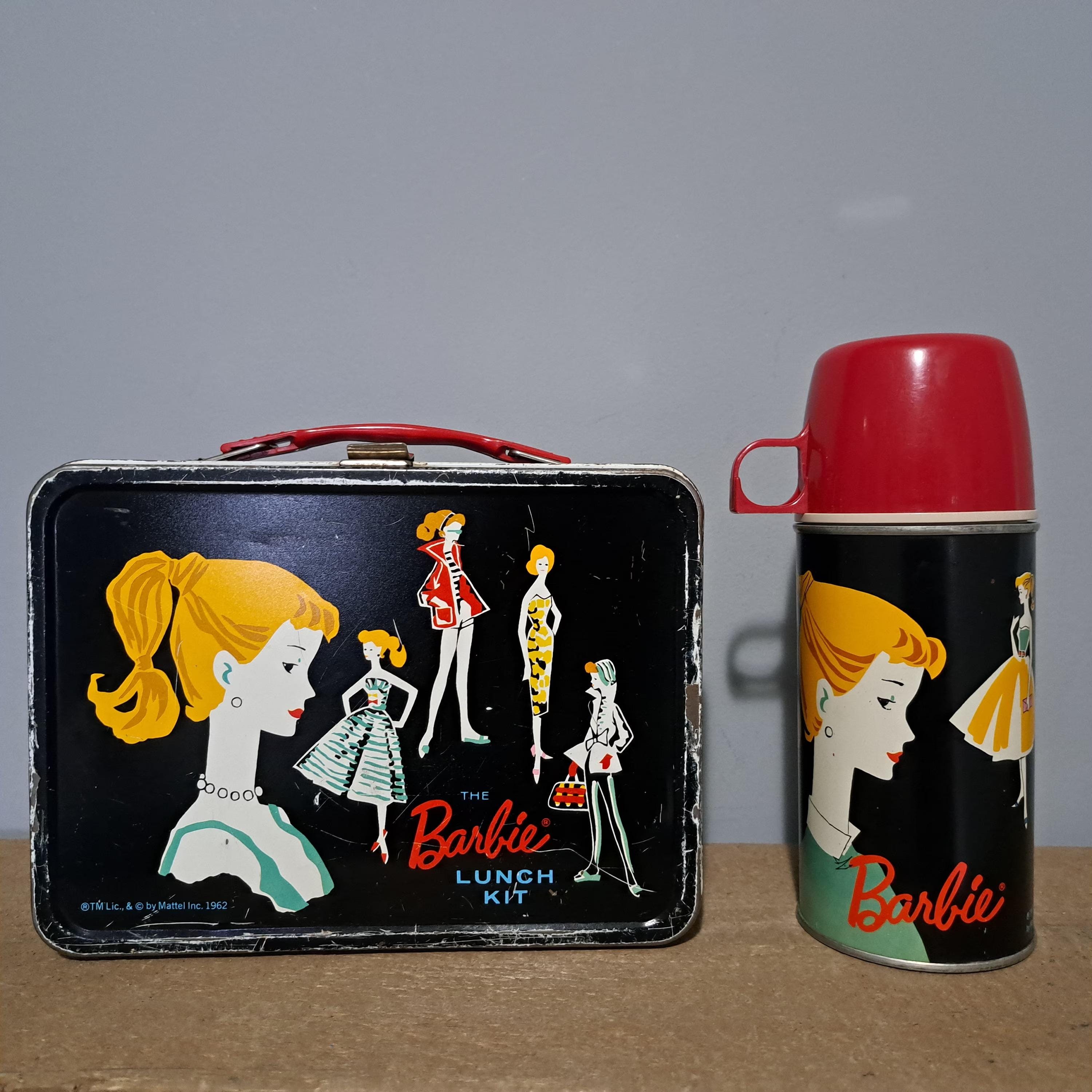 Vintage 1962 Barbie Lunchbox and Thermos - Etsy Vintage 1962 Barbie Lunchbox and Thermos - Etsy