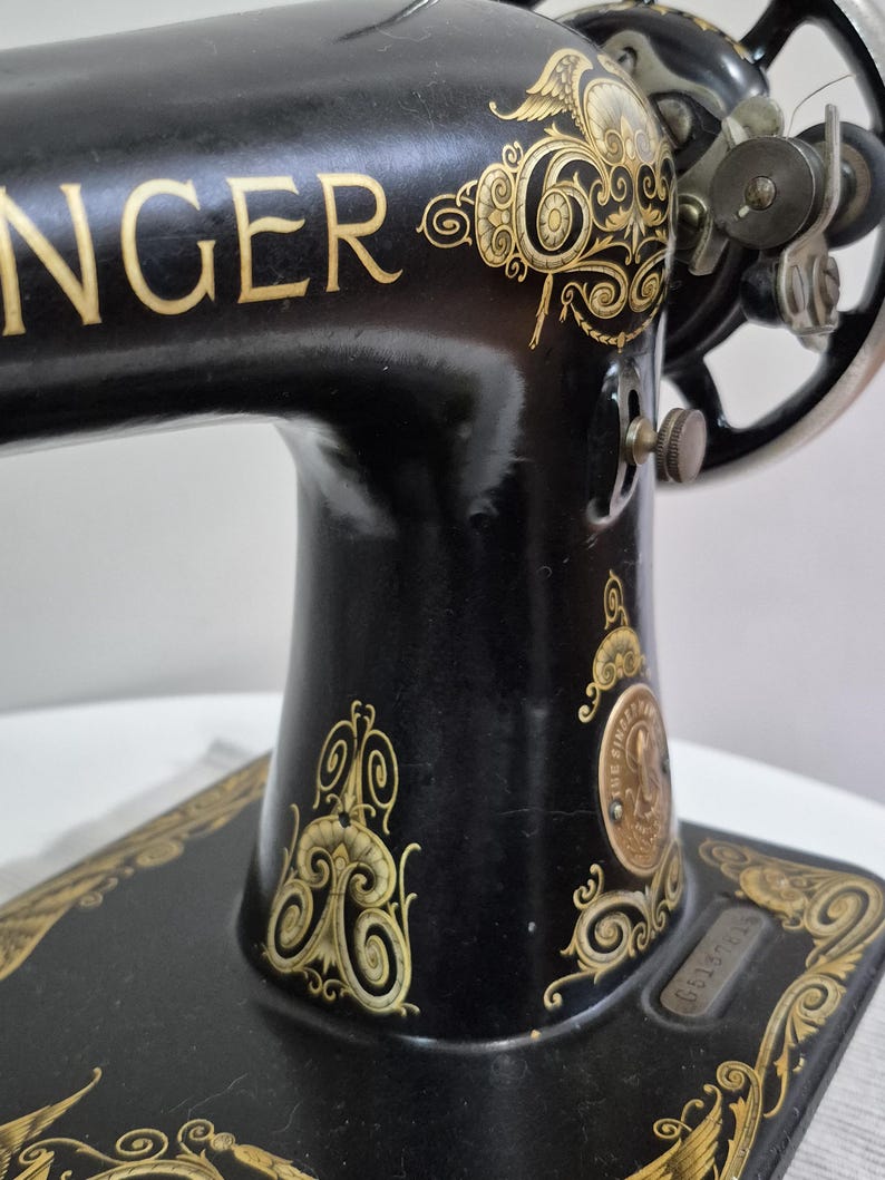 Vintage Rare 1917 Singer Model 115 Treadle Sewing Machine Head - Etsy ...