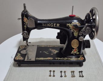 Vintage 1936 Singer 15-91 Sewing Machine Vintage Singe Full Size