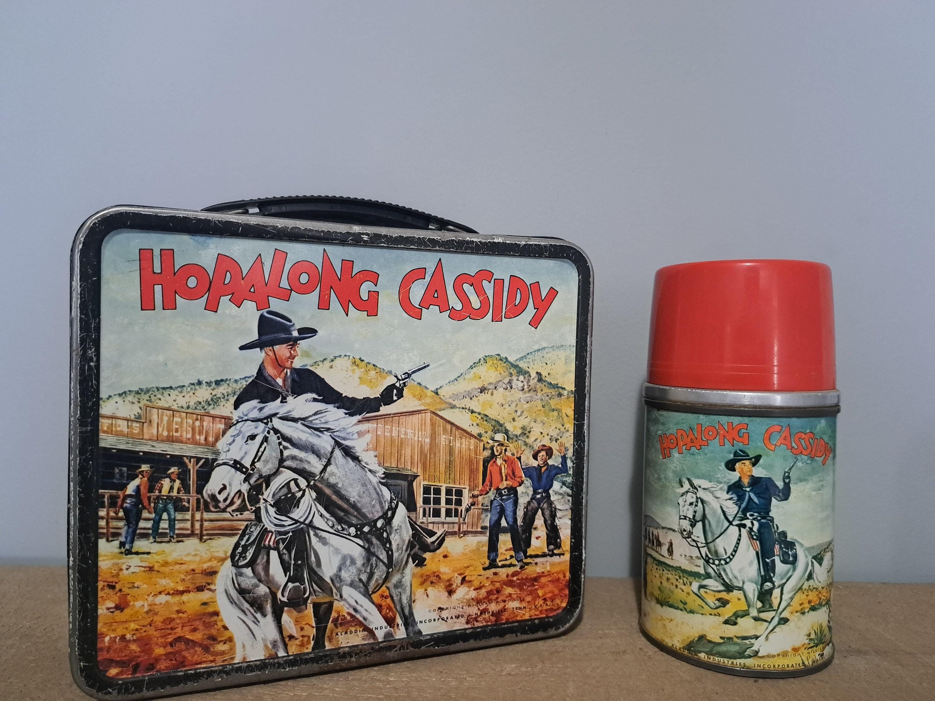 Vintage Hopalong Cassidy Metal Lunchbox and Thermos - Etsy
