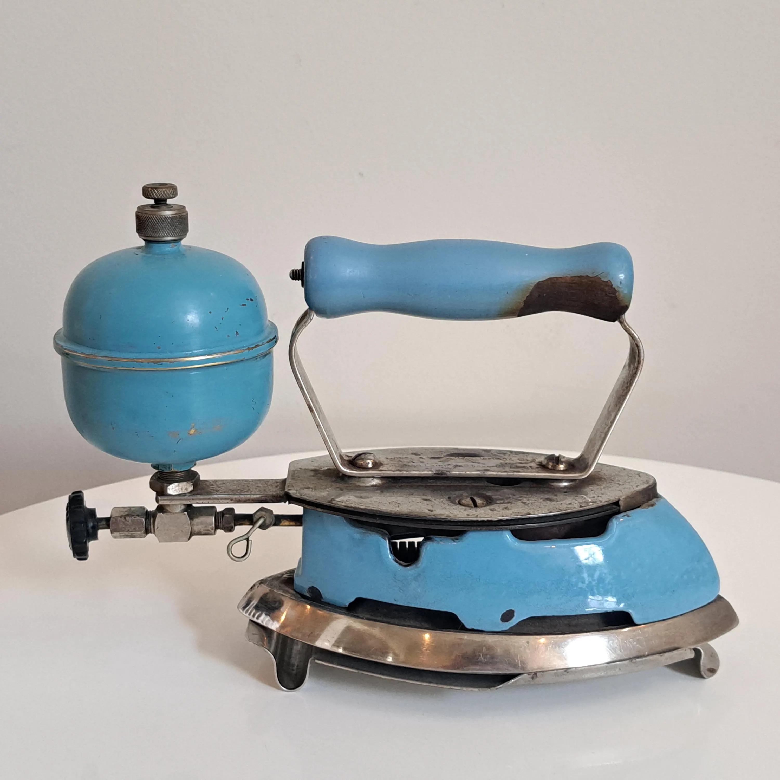 40s USA製 ヴィンテージ コールマン アイロン アンティーク アメリカ雑貨 Vintage 1940's Model 4-A Coleman's Insta Lite Steam Iron