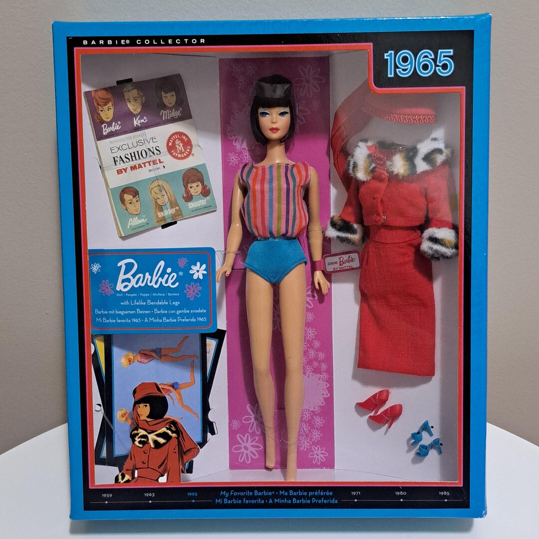 ビンテージ　Barbie Vintage Barbie Doll 1988 Mattel Garden Party 80s Purple