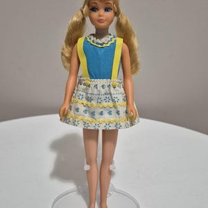 Vintage Sausage Curls Blond Skipper with Rik Rak Rah Outfit #1733 Vintage Skipper Barbie Vintage Barbie Outfit 1733 Sausage Curls Skipper