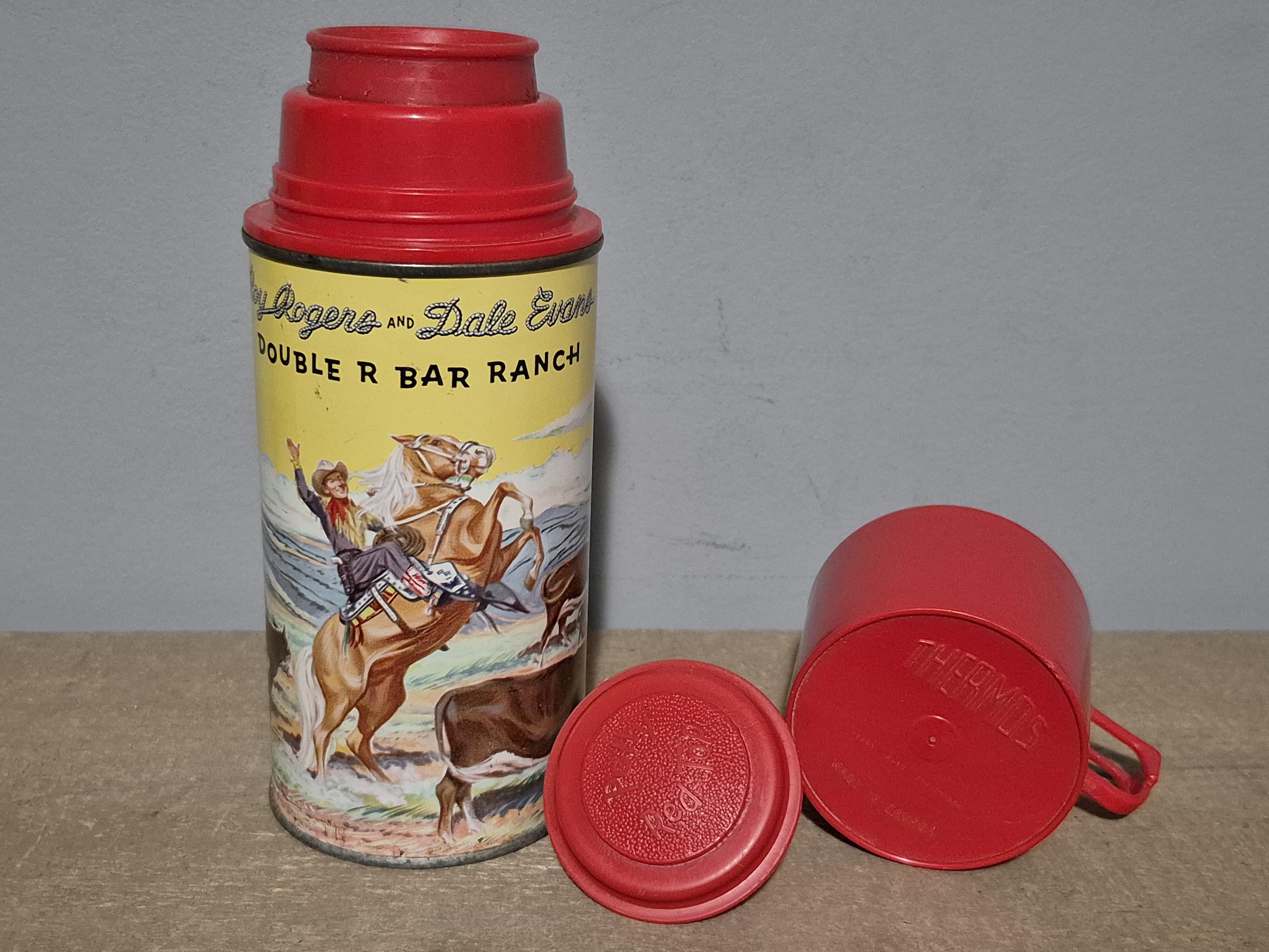 Vintage 1954 Roy Rogers and Dale Evans Double R Bar Ranch Lunchbox