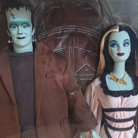 Vintage 2001 the Munster Gift Set 50544 Herman and Lily Munster Gift Set Barbie 50544 the Munsters Barbie and Ken Giftset Etsy