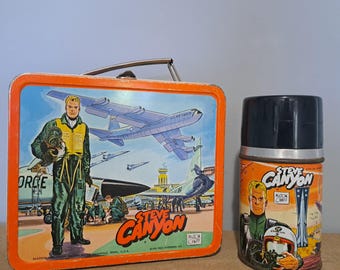 Metal Lunchox, 1950's Hopalong Cassidy Lunchbox, Red Hopalong