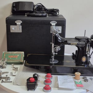 Vintage 100th Anniversary Singer Featherweight 221 Vintage Singer Featherweight 221 Vintage Centennial Featherweight