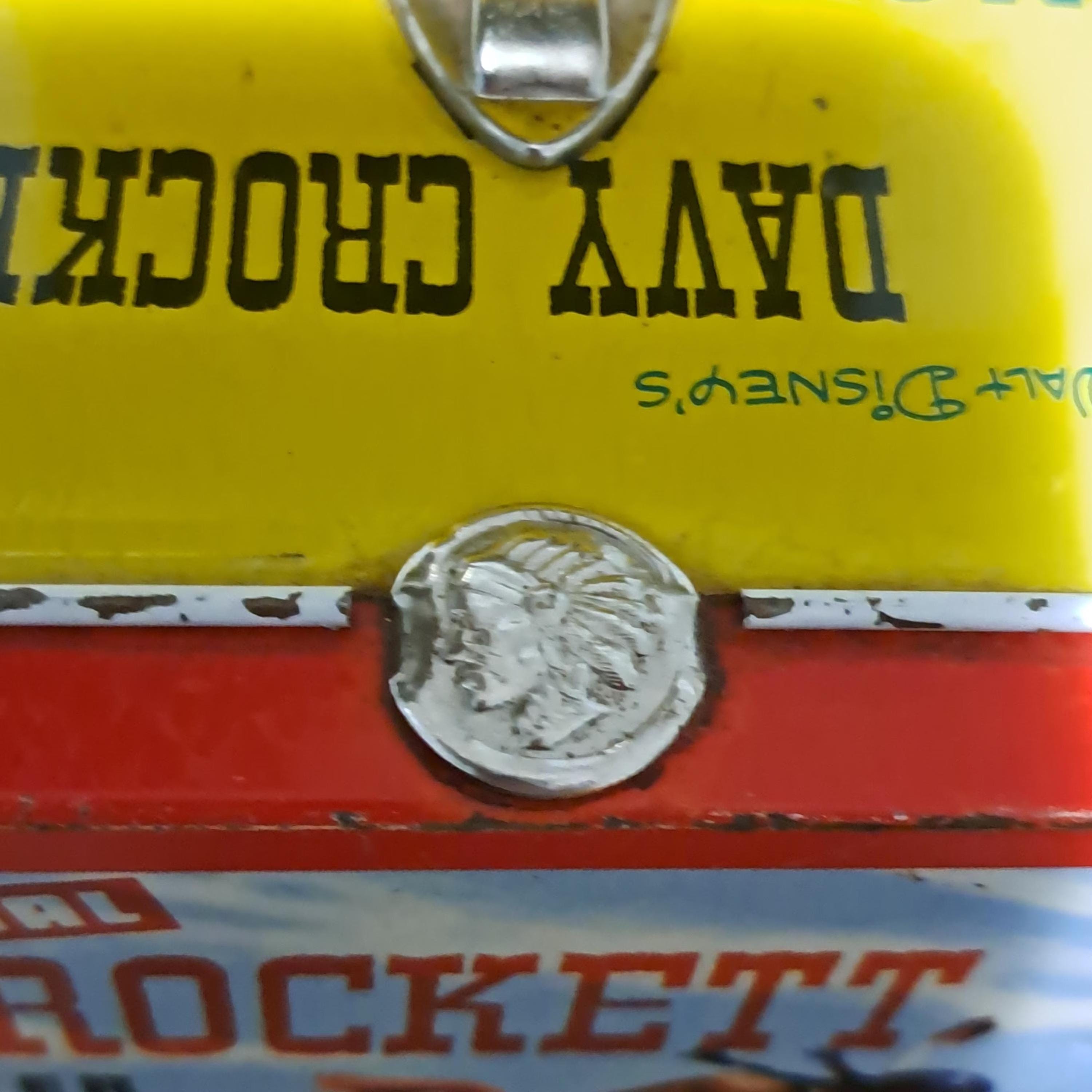 Vintage 1955 Davy Crockett at the Alamo Metal Lunchbox - Etsy