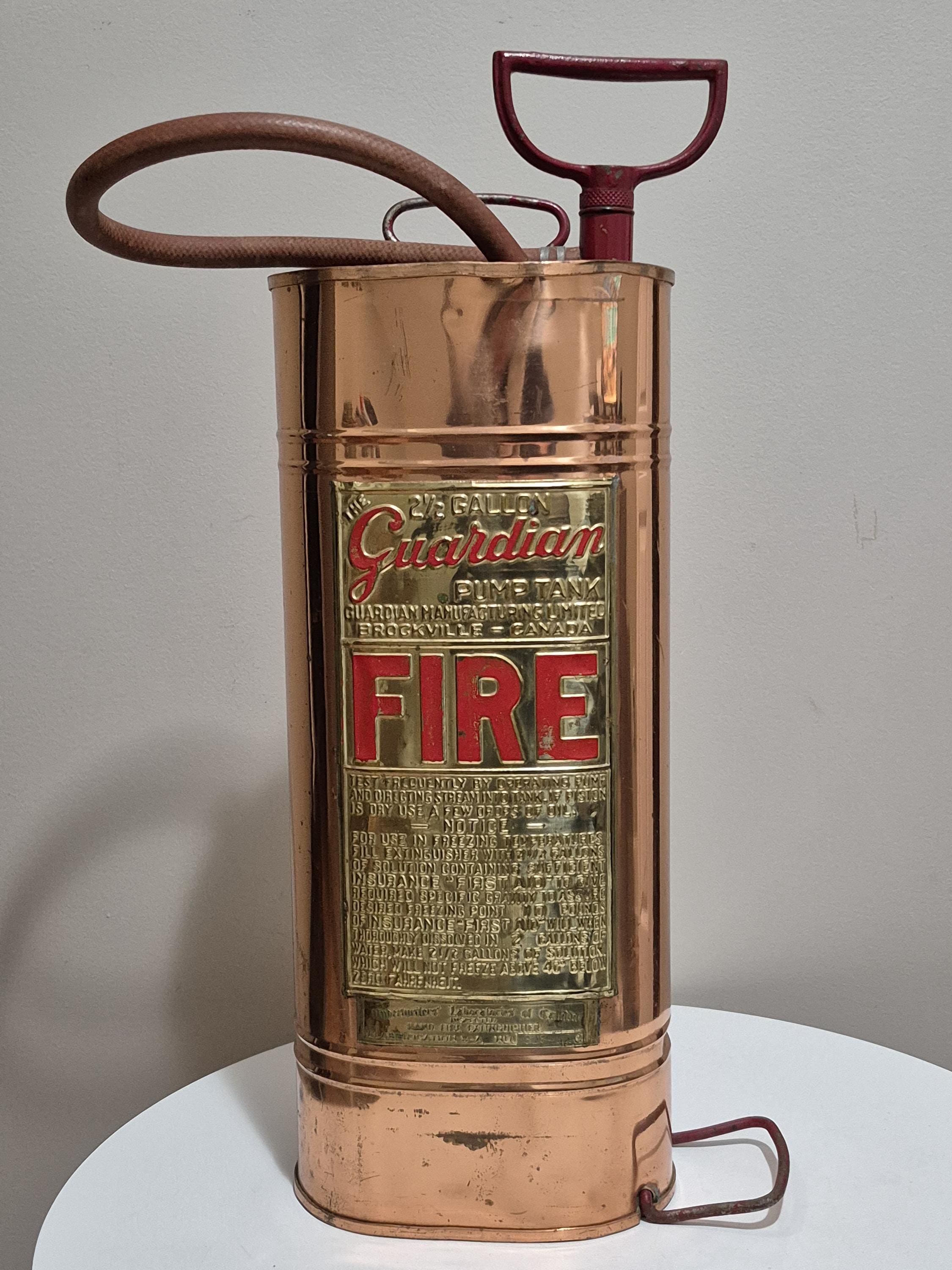 Vintage Brass Fire Extinguisher - Etsy Canada