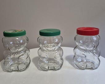 Vintage Kraft Peanut Butter Momma Bear Jar: Collectible Kitchen Decor