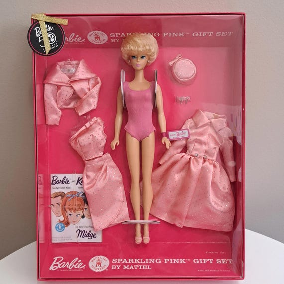 Barbie sparkling pink gift set new arrivals