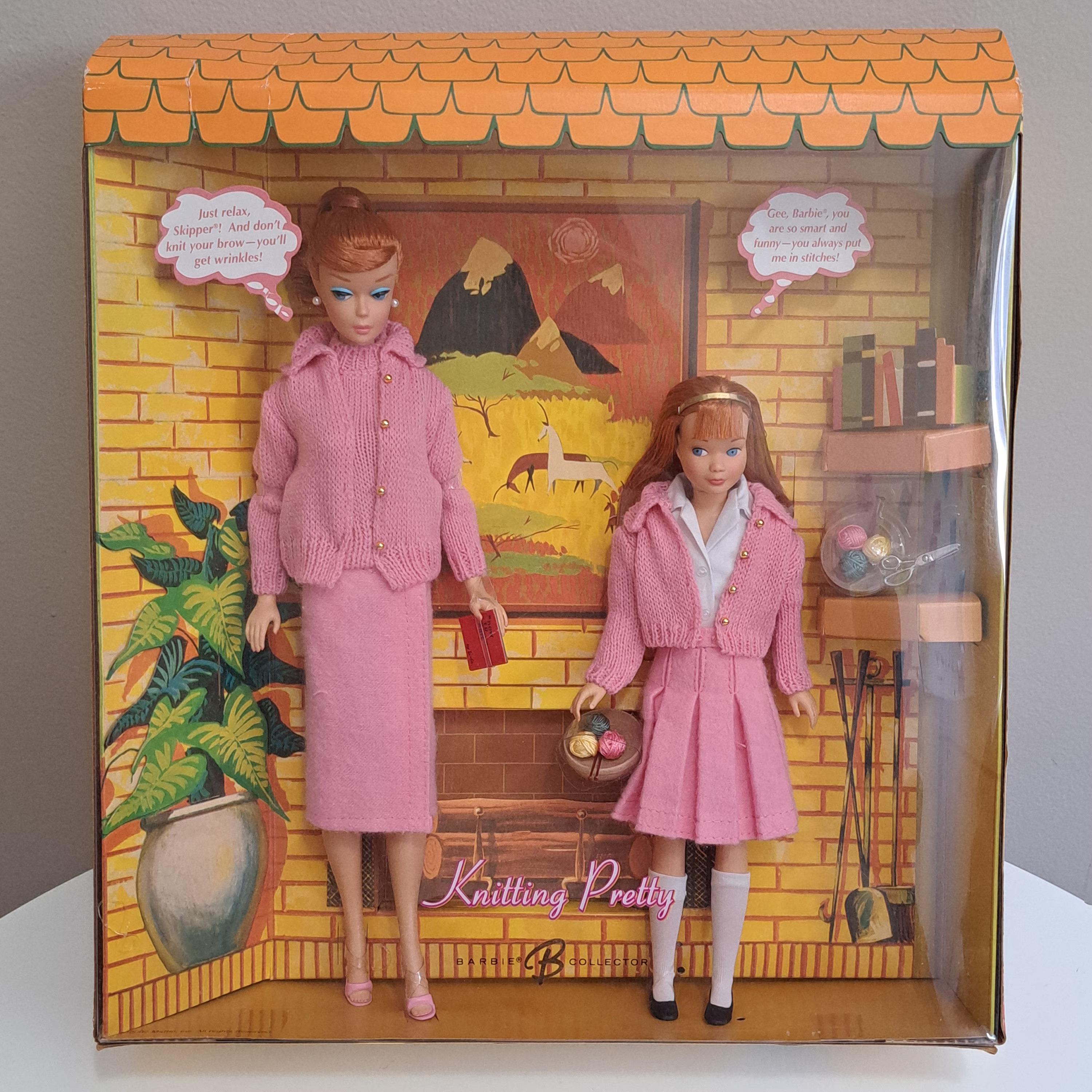 Knitting Pretty Barbie K7967 Reproduction Barbie 1964 - Etsy