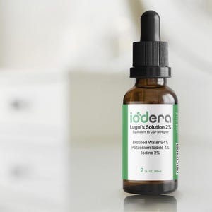 iodera Lugols Jod 2 % Lösung | Schilddrüsen-unterstützend, 2 fl oz