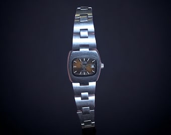 Zentra Automatic Safari With Date Stainless Steel Women's Wrist