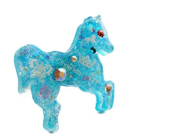 Pony ring, resin ring, lolita jewelry, Cinderella, statement ring, sweet lolita, lolita fashion, Harajuku, Japanese fashion, animal jewelry