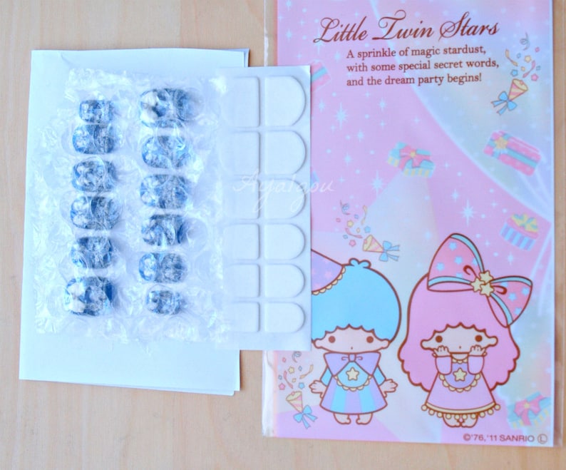 Fake nails, lucky bag, grabby bag, mystery, discount, sale, medium length, false nails, kawaii, Japanese nail art image 3