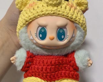 Labubu Clothes Winnie the Pooh and Friends Crochet Outfit | Labubu OUTFIT ONLY| Perfect Gift