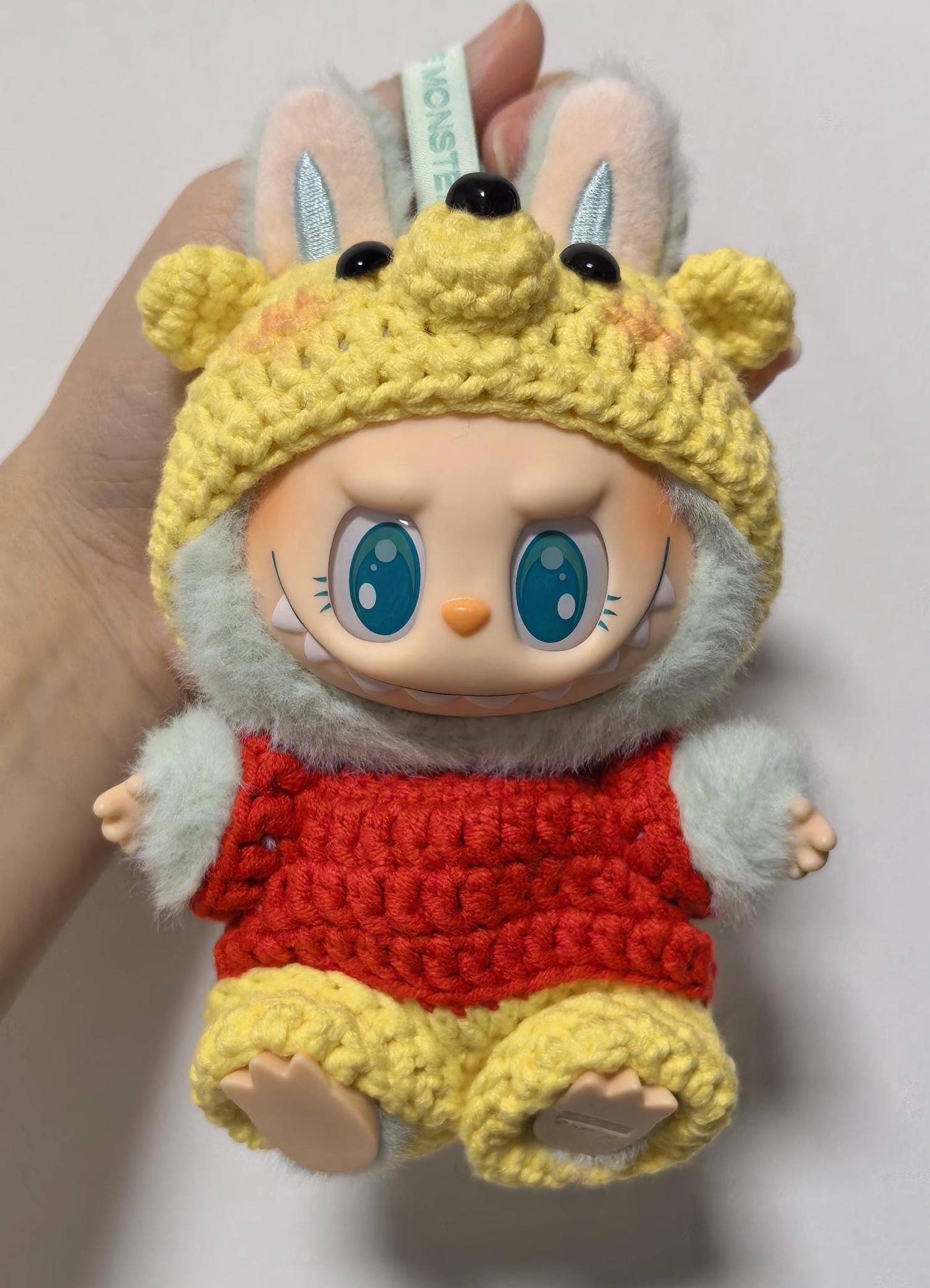 Labubu Clothes Winnie the Pooh and Friends Crochet Outfit | Labubu OUTFIT ONLY| Perfect Gift