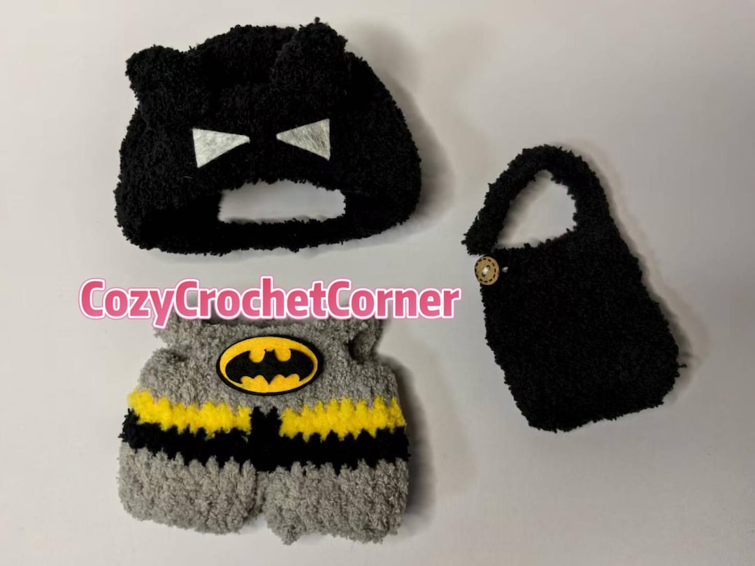 Traje de muñeca inspirado en Batman Ropa de muñeca Personalizable 17 cm  SOLO TRAJE Regalo perfecto México