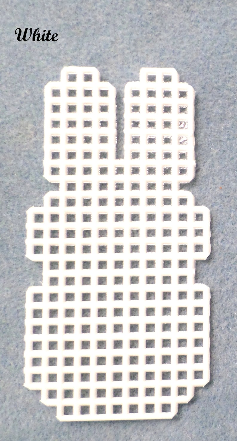 Precut Plastic Canvas Shapes Bunnies Etsy