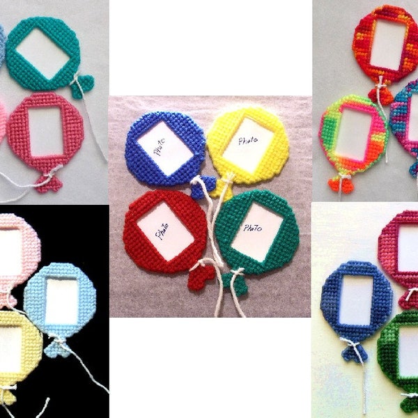 Balloon Magnet Photo Frames - Set of 4