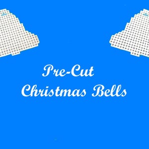 Pre-Cut Christmas Bell Plastic Canvas Shapes