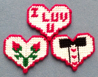 Valentine Hearts Magnet Set