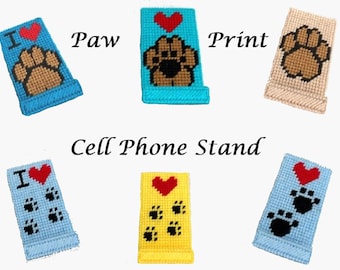 Paw Print Design Cell Phone Stand