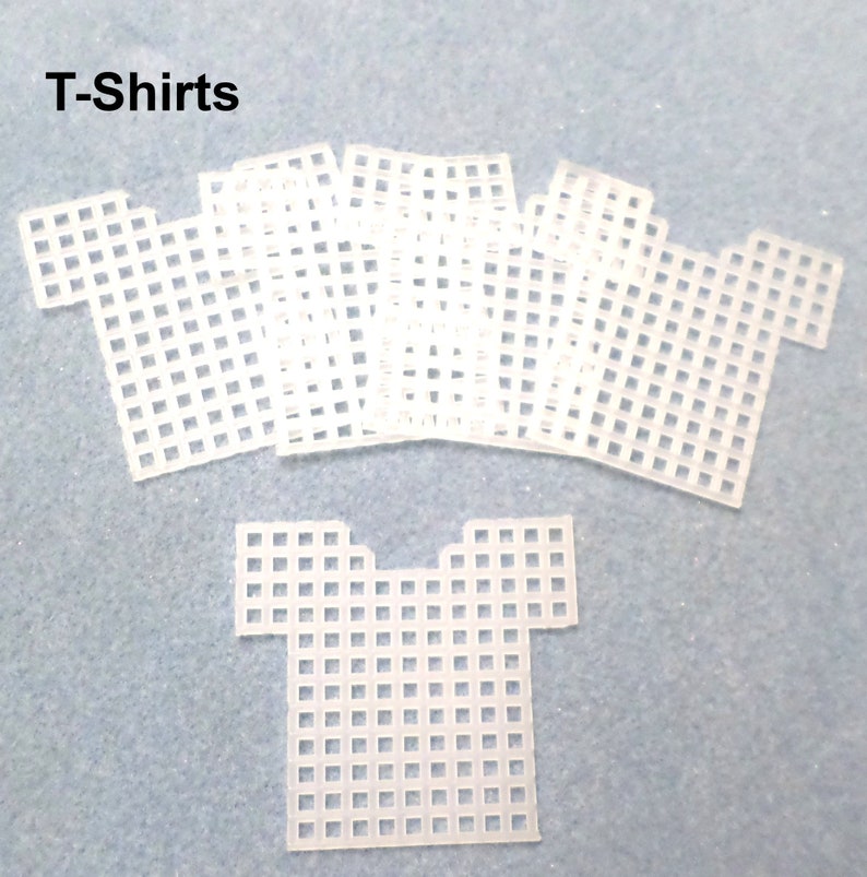 Pre-cut Sports Themed Plastic Canvas Shapes soccer shirt