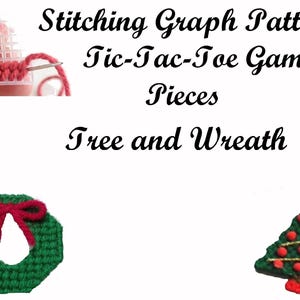 Pattern - Christmas Tree and Wreath Game Pieces