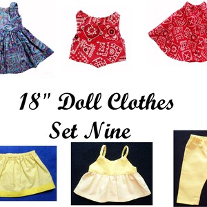 18 in Doll Clothes Set Nine