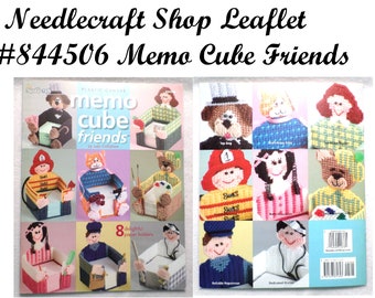 Memo Cube Friends Plastic Canvas Leaflet # 844506
