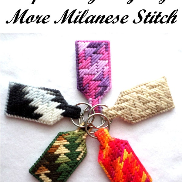 Clearance  More Milanese Stitch Split-Ring Key Ring