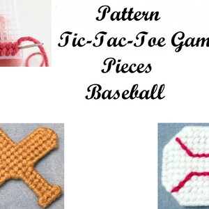 Baseball Game Pieces Pattern