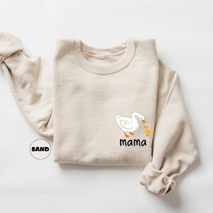 Mama Duck Sweatshirt with Ducklings, Mama Goose Hoodie, Mothers Day Gifts, Cute Mother Outfits, Newborn Gifts, Baby Shower Gifts