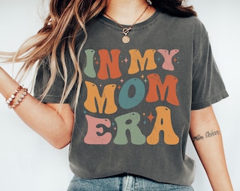 In My Mom Era Comfort Colors T-shirt: Retro Mama Design