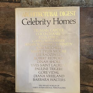 Architectural Digest, Celebrity Homes by Paige Rense (1977, Hardcover)