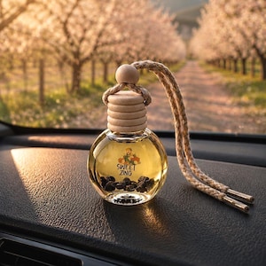 Sweet Zing Car Diffuser | Hanging Oil Air Freshener, Fruity Agave Scent