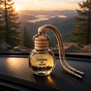 Grounded AF Car Diffuser | Earthy Dragons Blood Hanging Oil